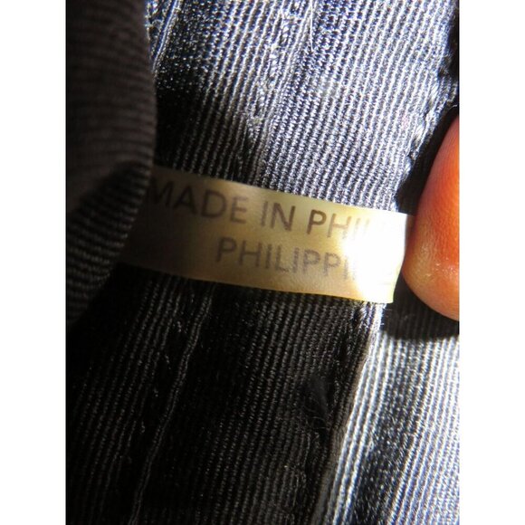 Coach Black Signature C Jacquard Canvas & Leather Trim Sufflette Flap Wristlet - Picture 6 of 8